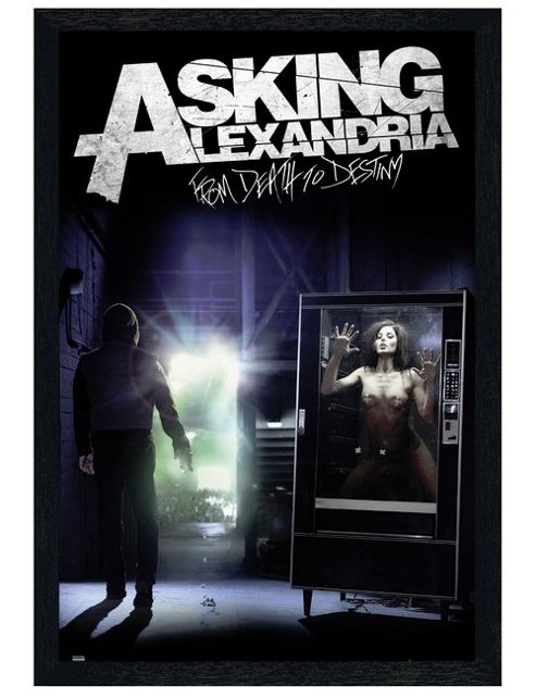 Image of Asking Alexandria Black Wooden Framed From Death To Destiny Aa Poster