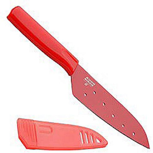 Image of Colori-- Santoku Knife Red