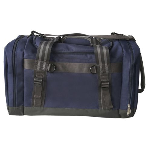 navy holdall bag