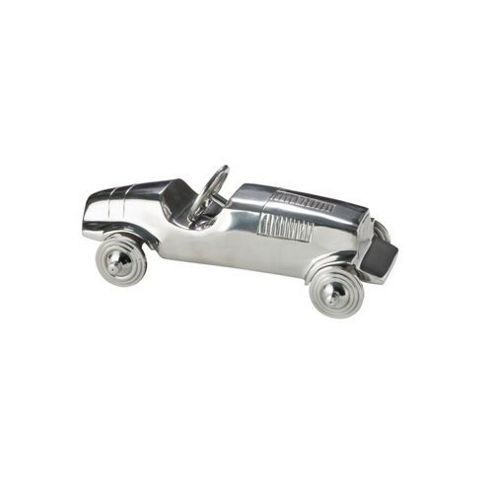 Image of Linea Vintage Car Ornament In Silver