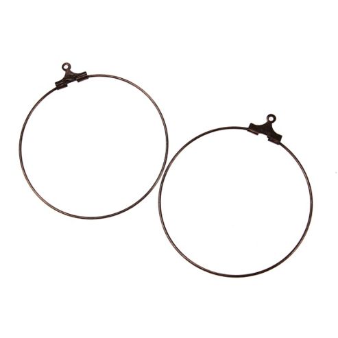 Image of Hoop Earrings - Copper - 2 Pack