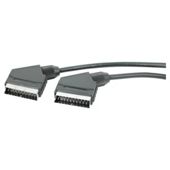Tesco 1M Scart Lead Cable - Black