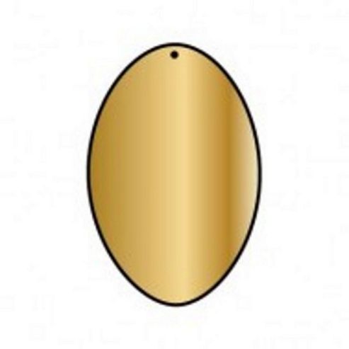 Image of Copper Blank Cb44 45 X 28 Mm Oval Pendant Pack Of 5