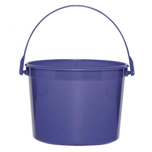 Image of Favour Boxes Purple Plastic Bucket (each)