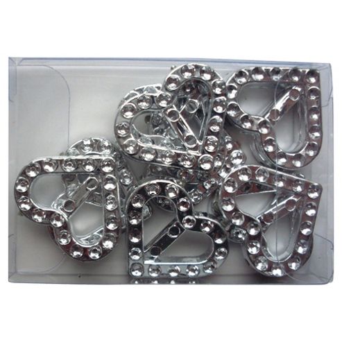 Image of Gem Buckled Hearts 5 Pack