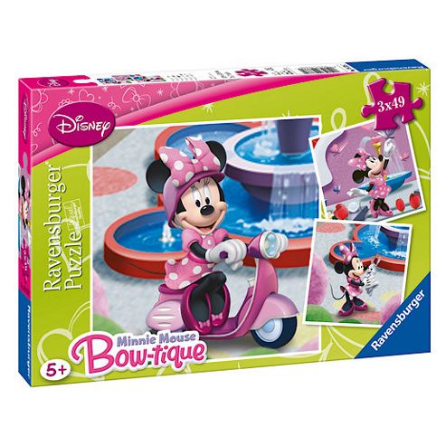Image of Ravensburger Minnie Mouse 3 X 49 Pieces Puzzles