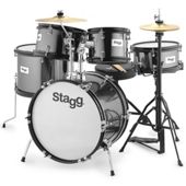 Rocket TIM J 5 Piece Junior Drum Kit - Black