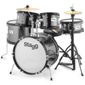 Rocket TIM J 5 Piece Junior Drum Kit - Black