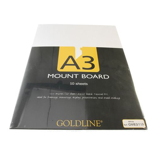 Image of Mountboard A3 White - 10pk