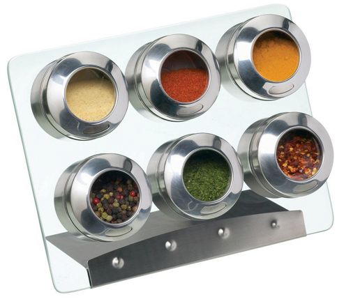 Image of Kitchencraft Magnetic Spice Rack Set