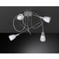 Action Paz Four Light Ceiling Light in Matt Nickel