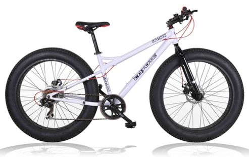 Image of 2015 Coyote Fatman Fat Bike 26" X 4" With Disc Brakes White
