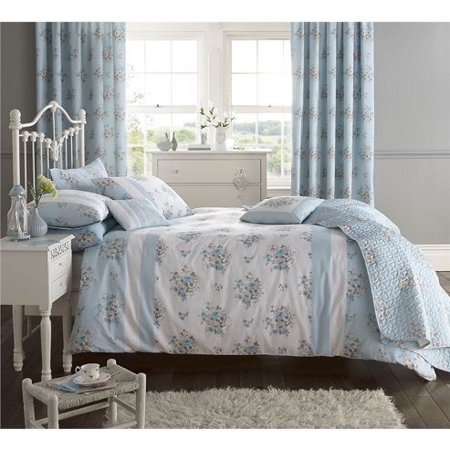 Image of Dreams N Drapes Elodi Duck Egg 66x72 Inches (168x183cm) Lined Curtains - Duck Egg