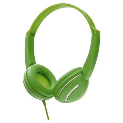 Image of Groov-e Gv897 Streetz Stereo Headphones With Volume Control Green