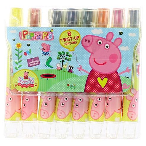 Image of Peppa 8 Twist Up Crayons