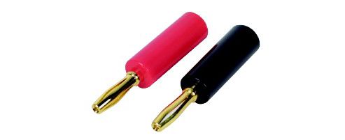 Image of 4mm Audio Banana Gold Plated Plug Connector Black