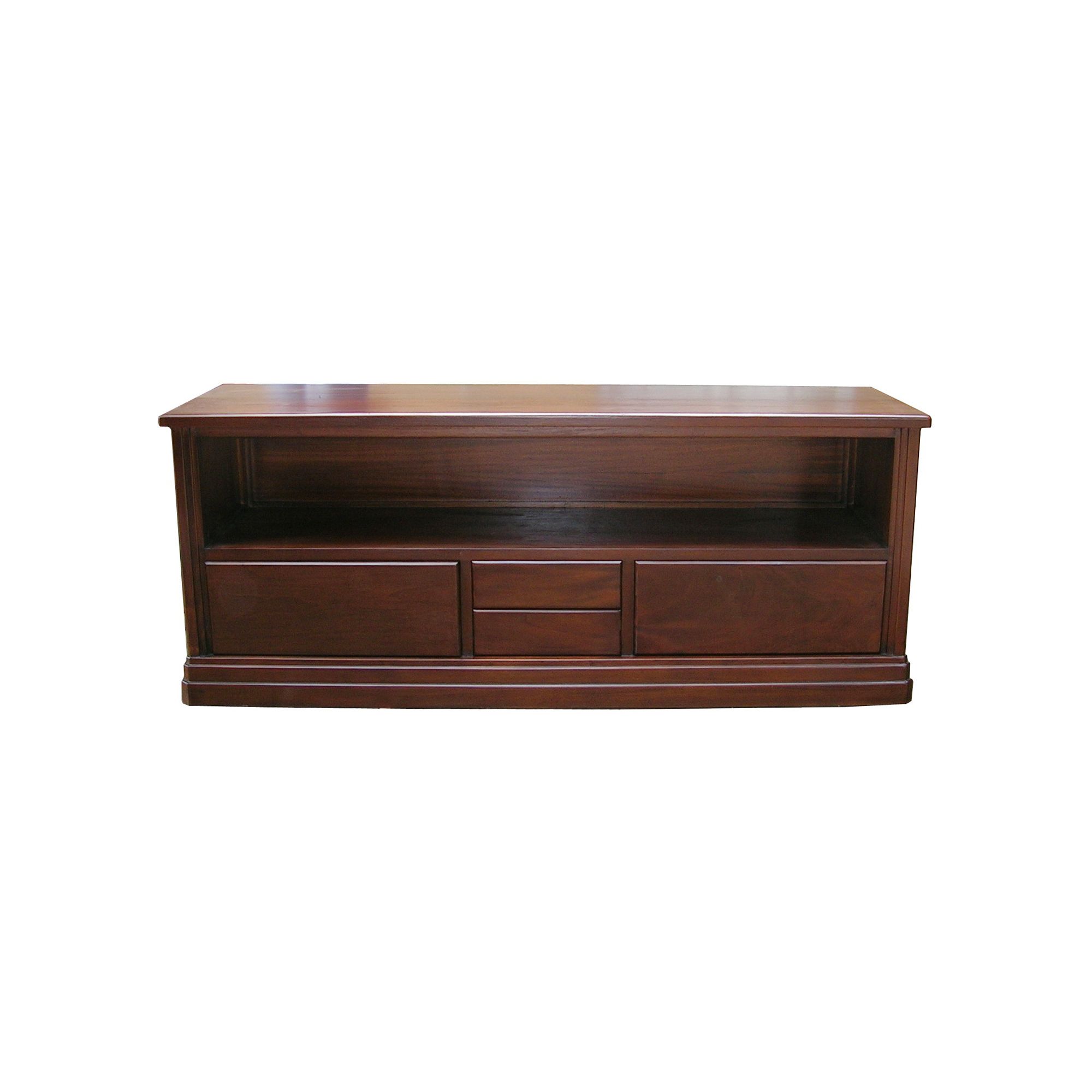 Lock stock and barrel Mahogany Simple TV Cabinet in Mahogany at Tesco Direct