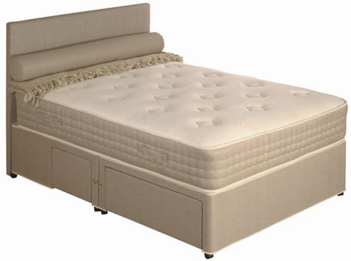 Image of Vogue Beds Natural Touch Pocket Ortho Revive 1000 Platform Divan Bed - Small Double / 4 Drawer