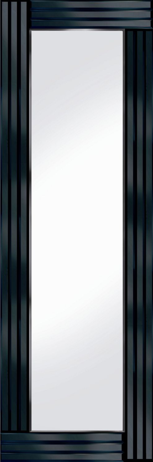 Image of Pharmore Ltd Classic Triple Bar Mirror - Black