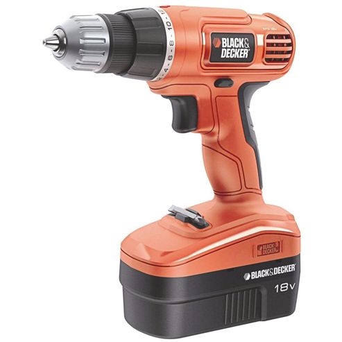 Image of Black & Decker Drill Driver 10mm Keyless Chuck 18v Epc18ca