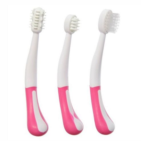 Image of Dreambaby 3 Stage Baby Gum And Tooth Care Set Pink