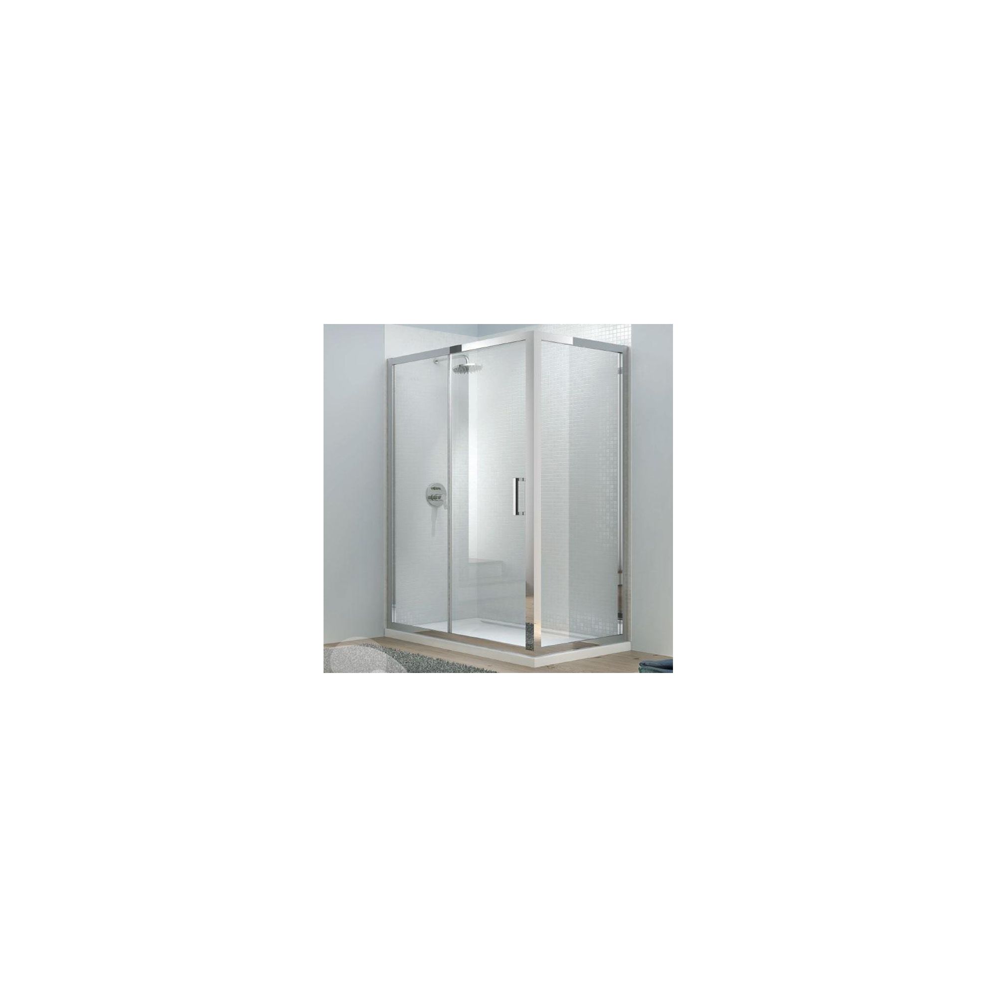 Merlyn Vivid Eight Sliding Shower Door, 1100mm Wide, 8mm Glass at Tesco Direct
