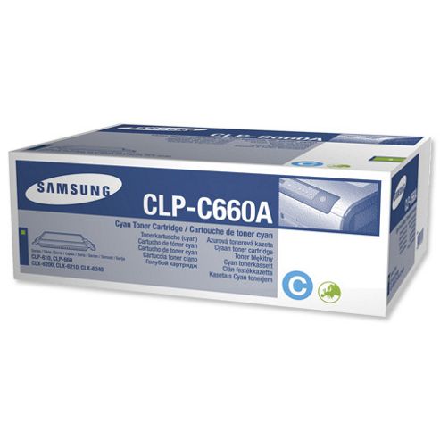 Image of Samsung Clp-c660a Toner Cartridge - Cyan