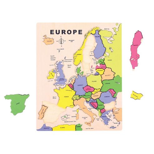 Image of Bigjigs Toys Bj306 Europe Inset Puzzle