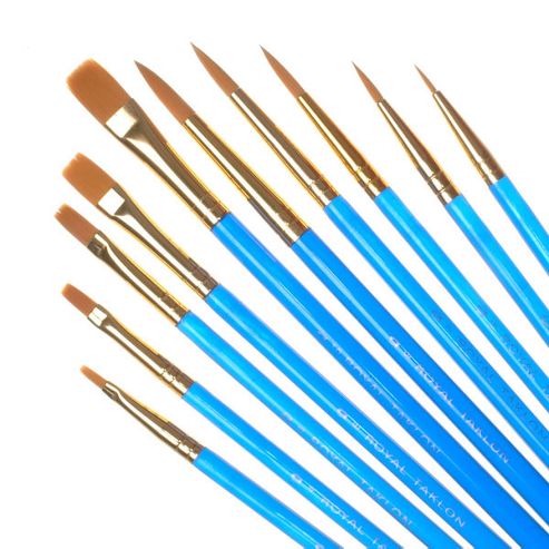 Image of Royal Brush Set Gld Tak2 10 Pk