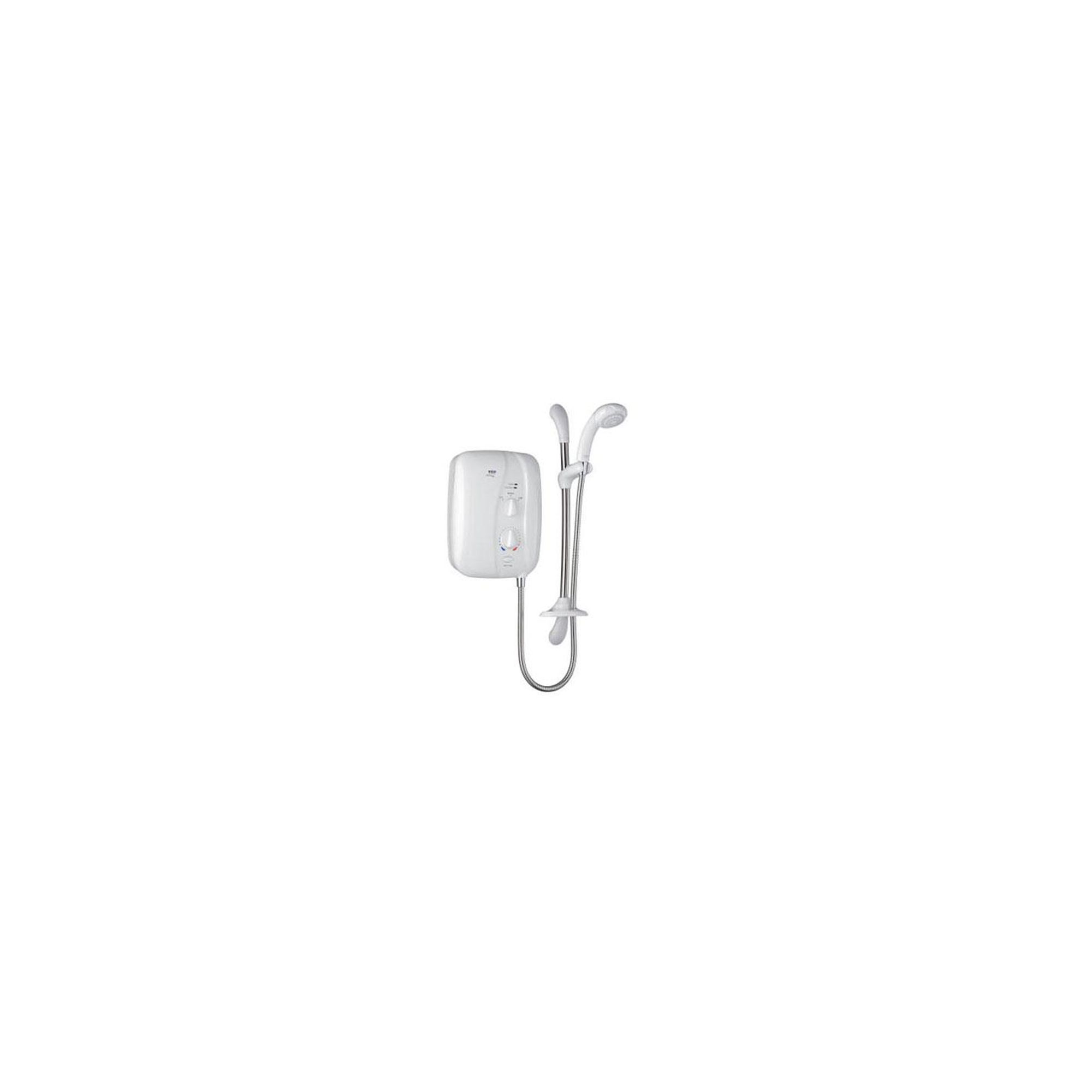 Mira Elite ST 10.8 kW Electric Shower with Sensi-Flo, White/Chrome at Tesco Direct