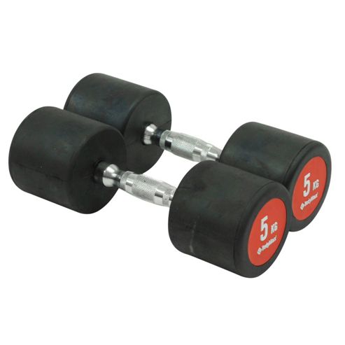 Image of Bodymax Pro V3 Rubber Dumbbells - 5kg