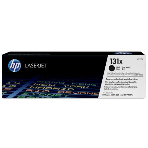 Image of Hp 131a Black Toner Cartridge (yield 1600 Pages) For Laserjet Pro 200 Color M276n/m276nw Multifunction Printers