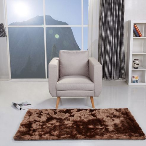 Image of Leader Lifestyle Valencia Hazel Brown Tufted Rug - 100 Cm X 150 Cm (3 Ft 3 In X 4 Ft 11 In)