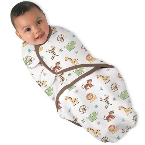 Image of Summer Infant Large Swaddleme Cotton (jungle Print)