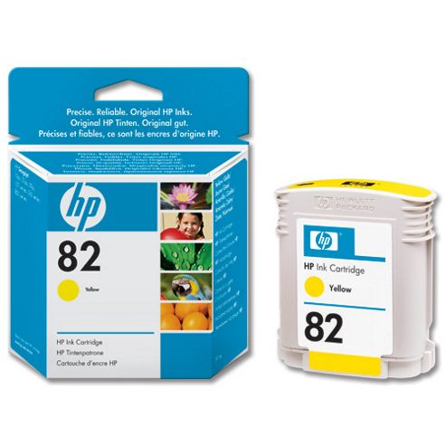 Image of Hp 82 Ink Cartridge -yellow