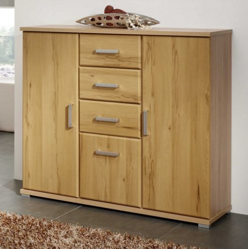 Image of Posseik Meltona 3 Drawer Multi Purpose Chest - Heartwood Beech Imitation