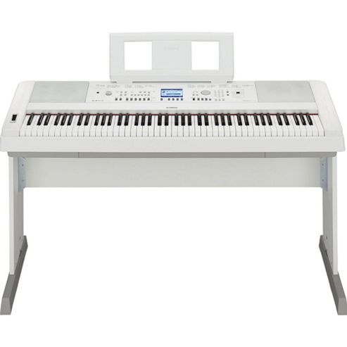 Image of Yamaha Dgx650 Keyboard In White