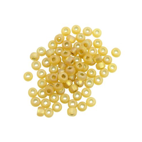 Image of Czech Seed Bead 2/0 S/l Tr Topaz Ab Matt
