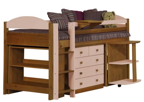 Image of Maximus Mid Sleeper Set 1 Antique With Pink Details