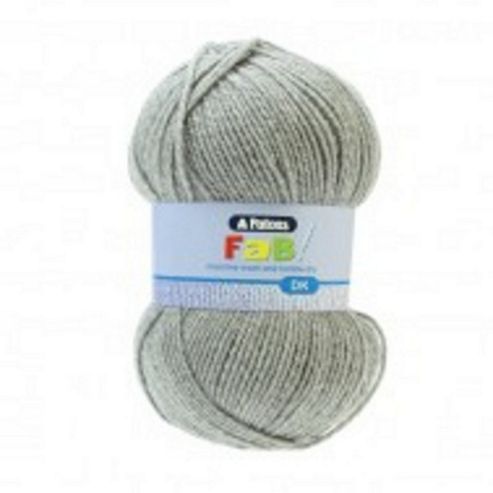 Image of Patons Fab Dk Yarn 100g - Grey