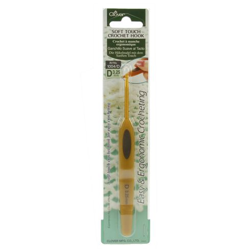 Image of Clover Soft Touch Crochet Hook - 3.25mm