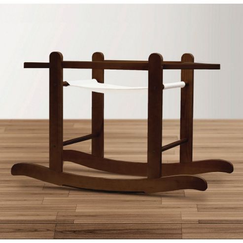 Image of Kinder Valley Rocking Moses Basket Stand (walnut)