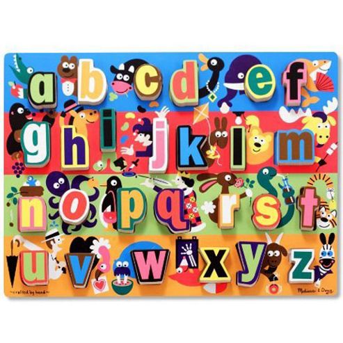Image of Melissa And Doug Jumbo Abc Chunky Puzzle