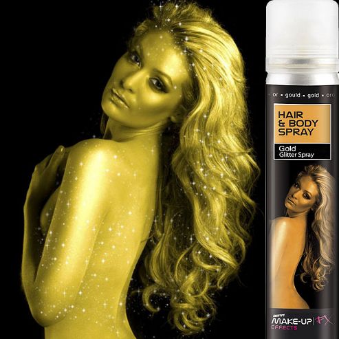 Image of Gold Glitter Hair & Body Spray - 75ml