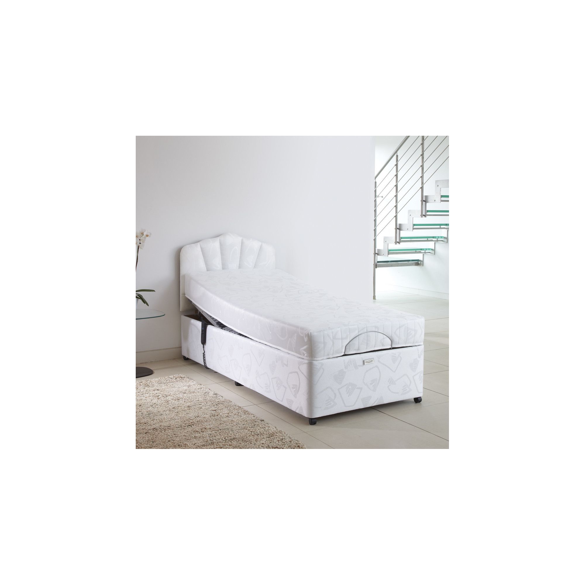 Bodyease Adjustable Deep Base Set with Electro Neptune Mattress - Extra Small Single - 2 Drawers at Tesco Direct