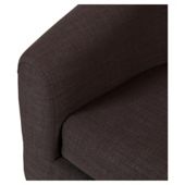Retro Fabric Tub Sofa Charcoal