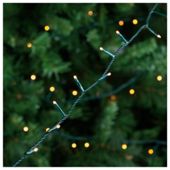 Tesco 100 Multi-Function Microlight Christmas Lights, Clear