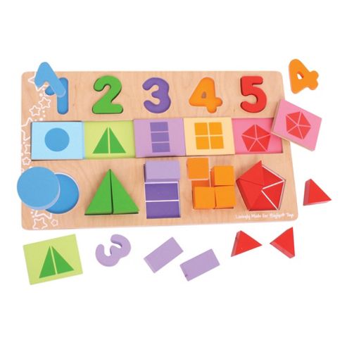 Image of Bigjigs Toys My First Fractions Puzzle