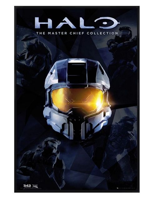 Image of Gloss Black Framed Halo The Master Chief Collection Poster