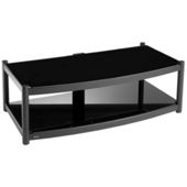 Atacama 2 Shelf TV Stand - Black